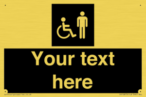 Custom information: black panel disabled and male